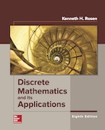 Portada del libro: Discrete Mathematics and Its Applications.